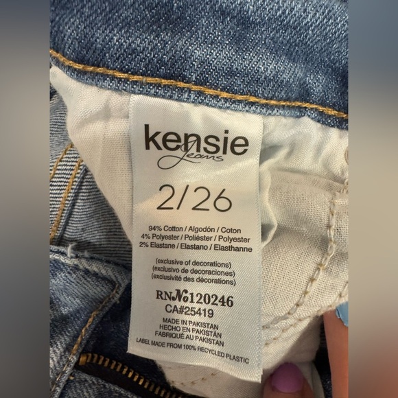 Kenzie jeans vintage luxe women’s straight leg the slim fit denim size 2 / 26 - Picture 7 of 14